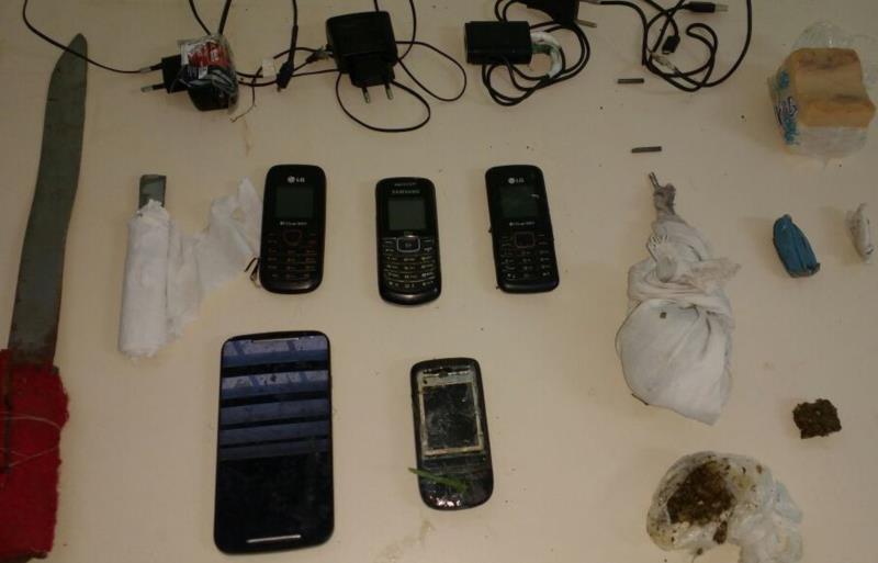 Após fuga de apenados, materiais ilícitos são encontrados na Peva
