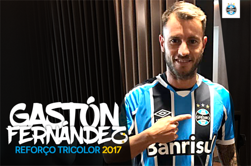 Grêmio confirma contratação de Gastón Fernández