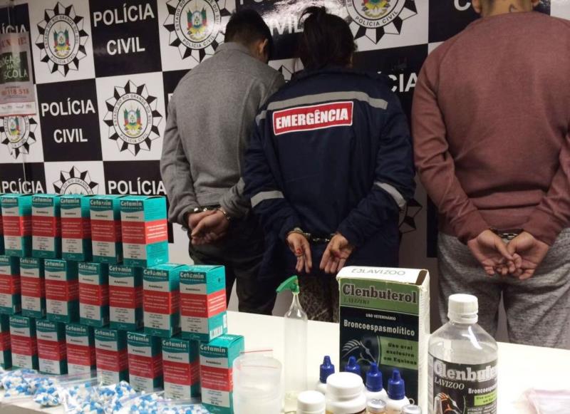 Técnica de enfermagem é presa por desviar medicamentos de hospital para traficantes