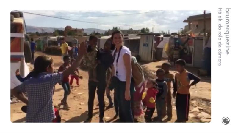 Bruna Marquezine visita crianças refugiadas no Líbano: “Experiência incrível”