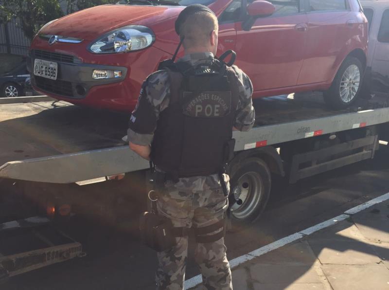 Veículo roubado em Cruz Alta é encontrado em Santa Cruz