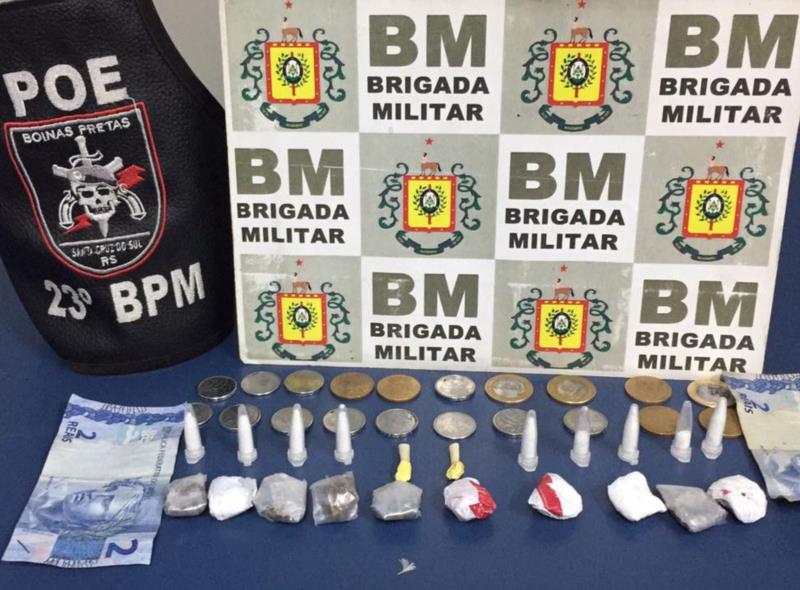 Jovem de 16 anos é preso por traficar drogas em escola de Santa Cruz