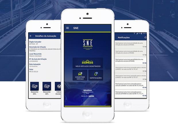 Aplicativo oferece desconto de 40% em multas e informações para condutores