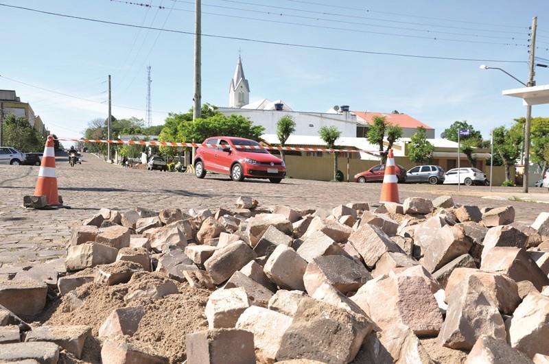 Obras no centro exigem atenção