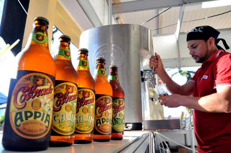 Jardim da Cerveja é um dos pontos mais visitados na Oktoberfest