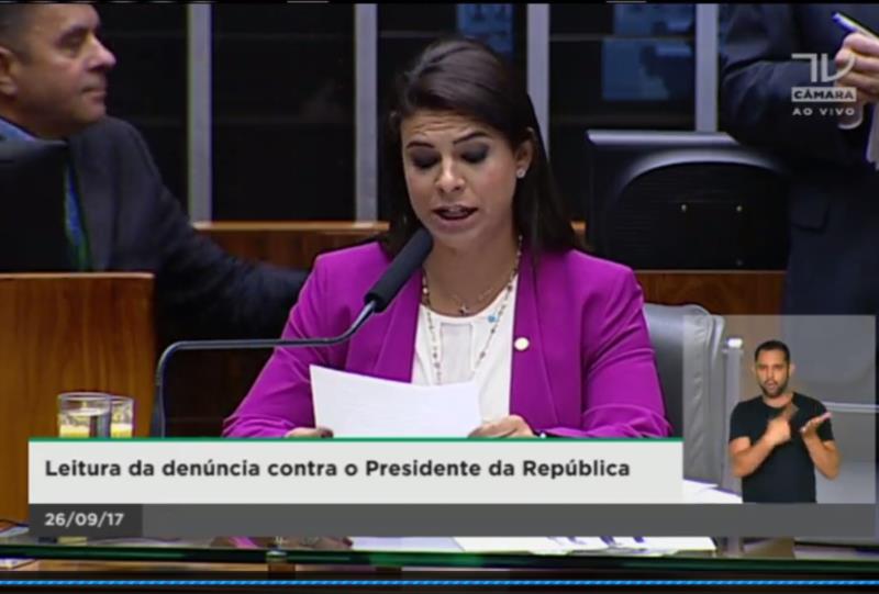 Segunda denúncia contra Temer é lida em Plenário. São 260 páginas