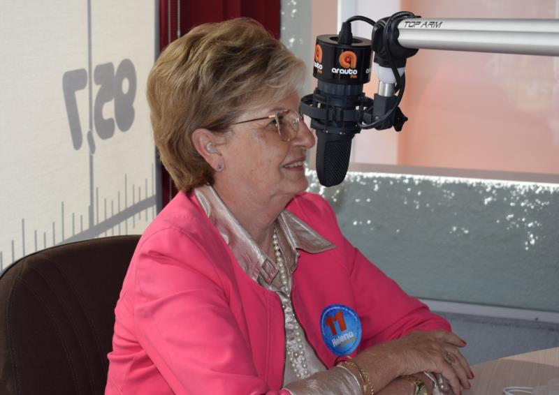 “Eu quero trabalhar para as pessoas, atender a nossa gente”, afirma Helena Hermany