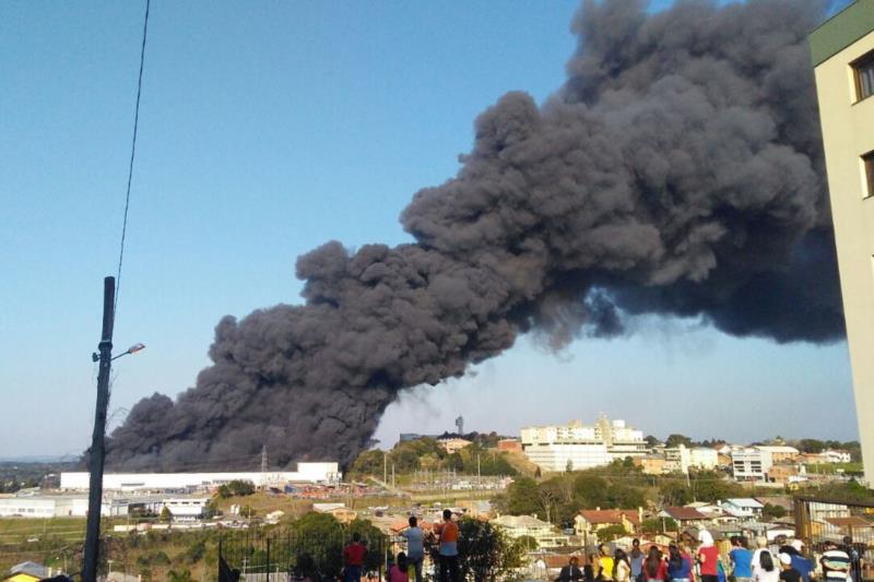 Serra Gaúcha registra incêndio de grandes proporções