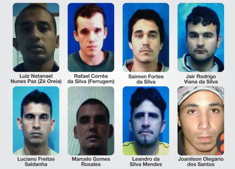 Confirmada a identificação dos oito presos que fugiram da PEVA. Saiba quem são
