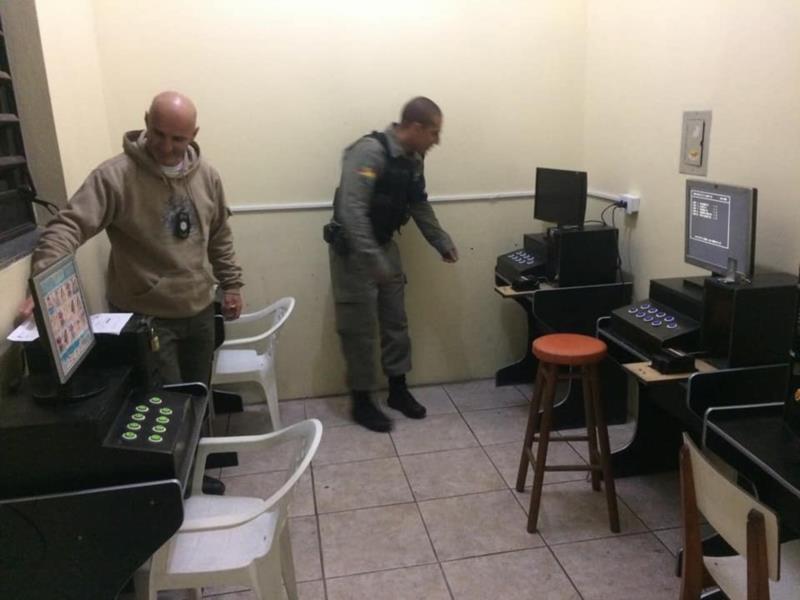 Brigada Militar e Polícia Civil apreendem caça-níqueis em Vera Cruz
