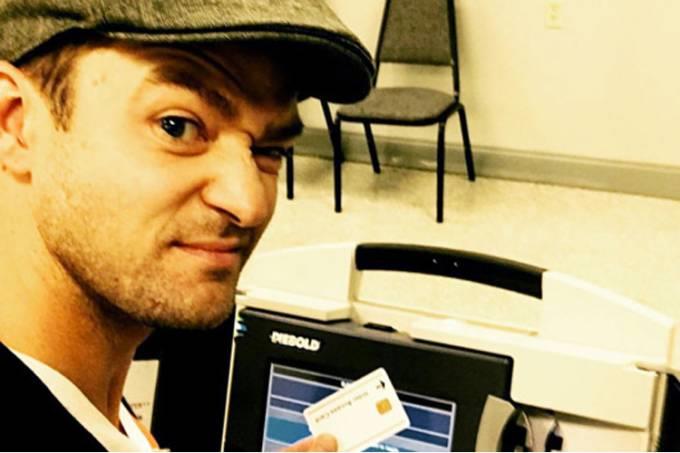 Justin Timberlake pode ser preso por selfie de voto