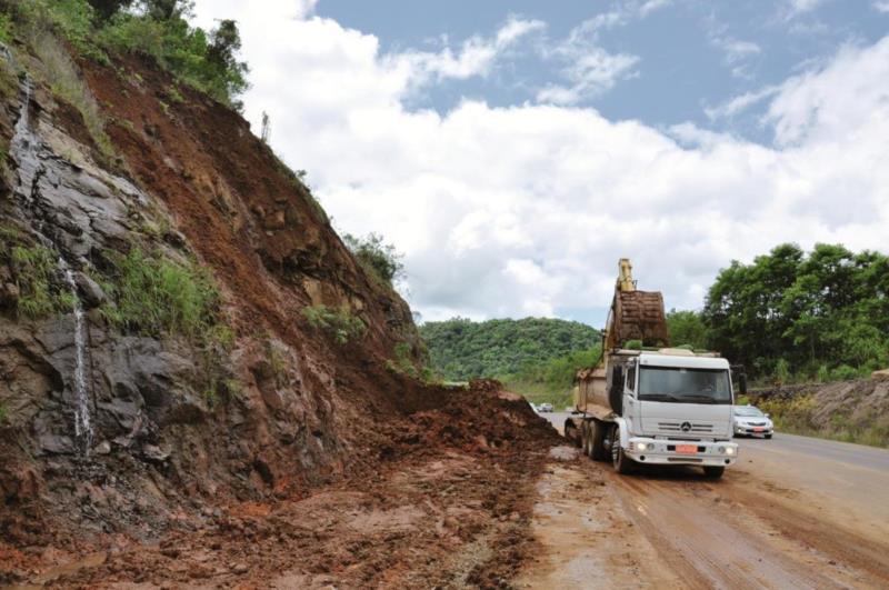 Estudo do DAER projeta contenção em trecho da RSC-153