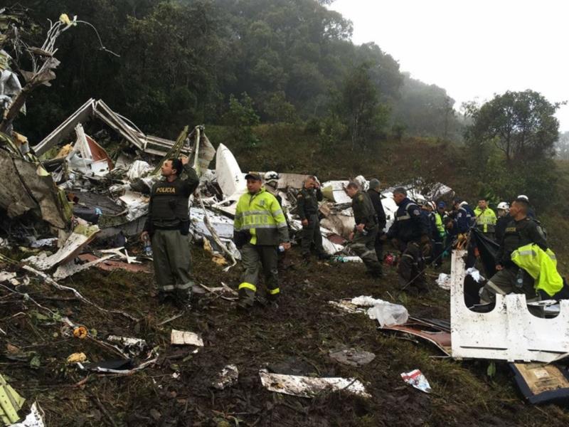 Aeronáutica da Colômbia conclui que avião caiu por falta de combustível