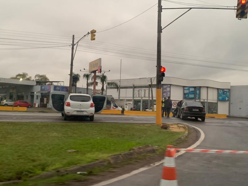 Motociclista fica ferido em colisão na BR-471 em Santa Cruz