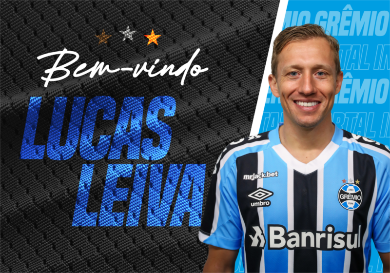 Grêmio anuncia a contratação de Lucas Leiva