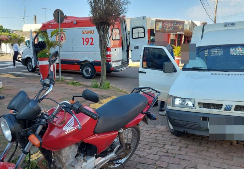 Acidente deixa duas pessoas feridas em Venâncio Aires