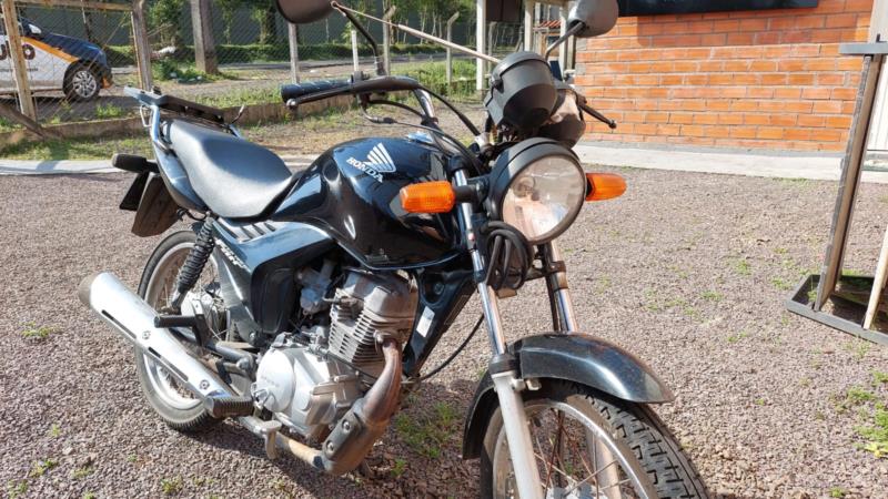 Motociclista fica ferido na RSC-453 em Venâncio