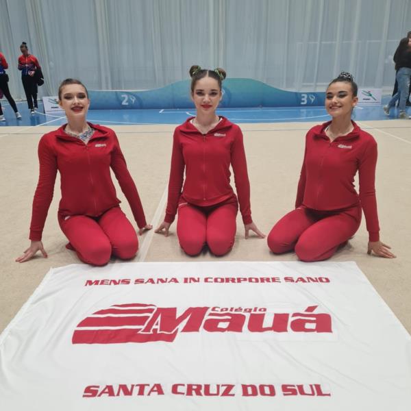 Alunas do Colégio Mauá garantem vaga  na final nacional de Ginástica Rítmica