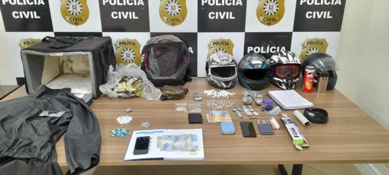 Operação da Polícia Civil prende homem e apreende drogas em Santa Cruz