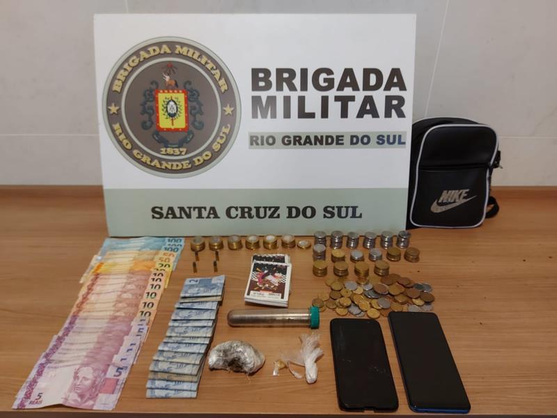 Homem é preso por tráfico de drogas em Santa Cruz