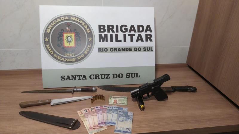 Homem é preso por porte ilegal de arma de fogo em Santa Cruz