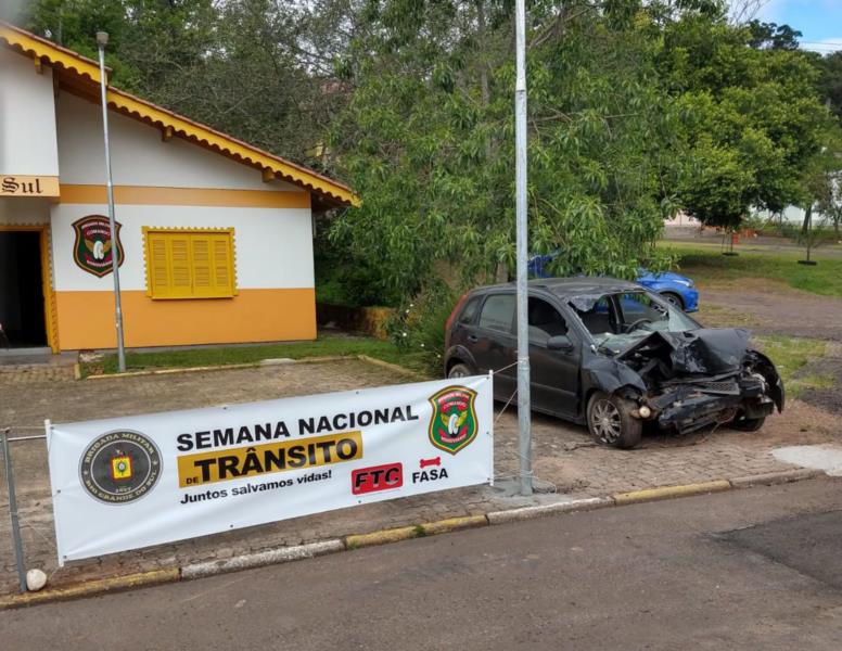 Comando Rodoviário de Santa Cruz inicia atividades da Semana Nacional do Trânsito