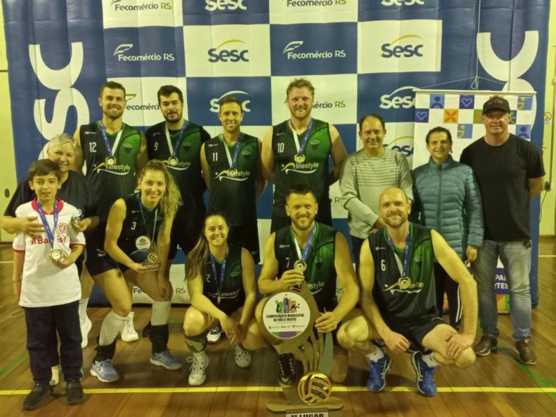 Academia Lifestyle vence o Campeonato Municipal de Vôlei Misto de Venâncio Aires