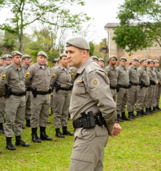 Mais de 100 novos policiais iniciam formação para sargento em Rio Pardo