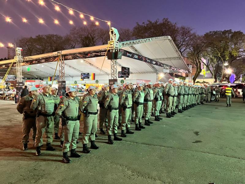 Operação da Brigada Militar reforça segurança na Oktoberfest