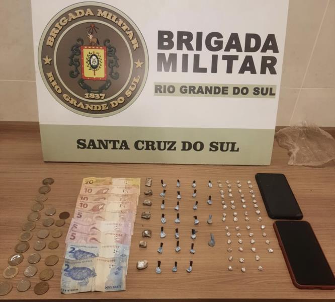 Homem é preso com cocaína e crack no Bairro Bom Jesus