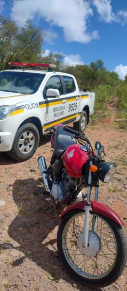 Motocicleta furtada é recuperada em Santa Cruz do Sul