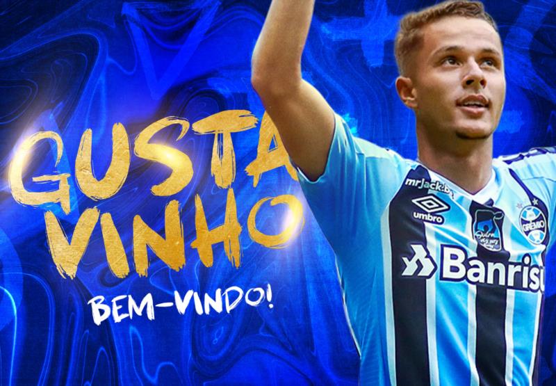 Grêmio anuncia contratação do meia-atacante Gustavinho