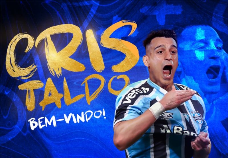 Grêmio anuncia contratação do meia-atacante argentino Cristaldo