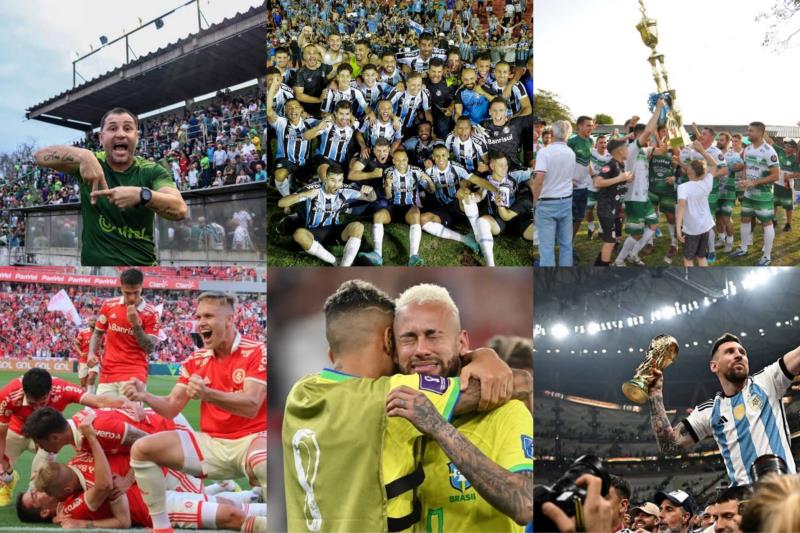 RETROSPECTIVA: Sonho do Hexa adiado e Argentina tricampeã mundial, Grêmio e Avenida de volta à elite, Inter na Libertadores 2023 e destaques regionais