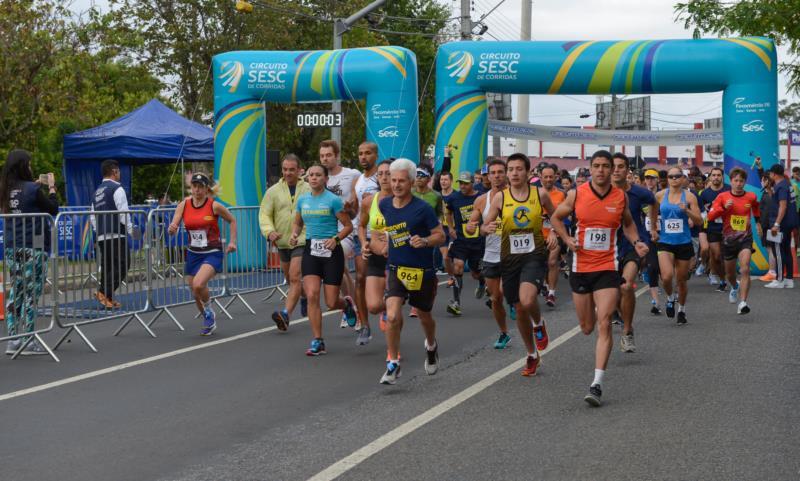 Com etapa confirmada em Santa Cruz do Sul, Circuito Sesc de Corridas inicia no domingo