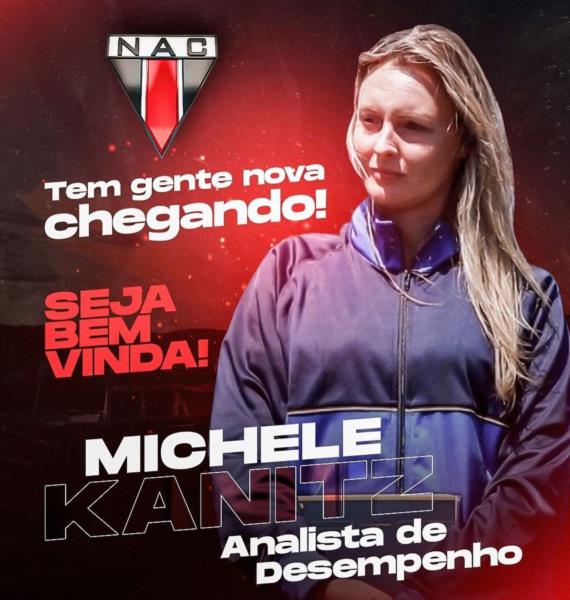 Michele Kanitz é anunciada pelo Nacional de Muriaé