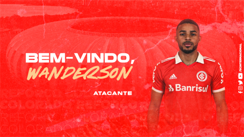 Internacional anuncia contratação do atacante Wanderson