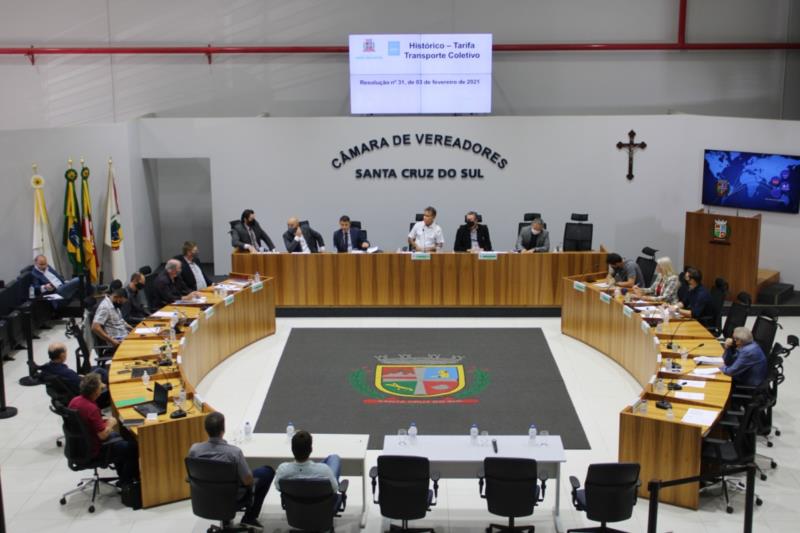 Vereadores aprovam o projeto que prevê subsídios ao transporte coletivo