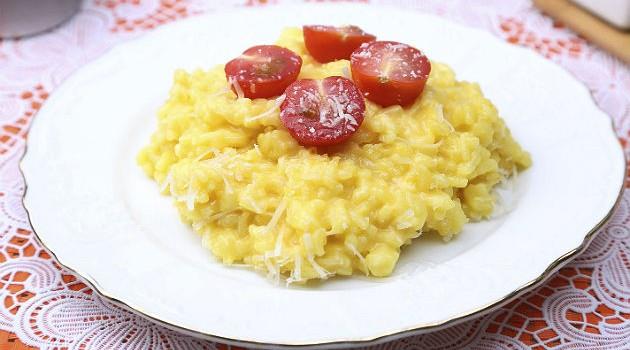 Risoto 4 queijos