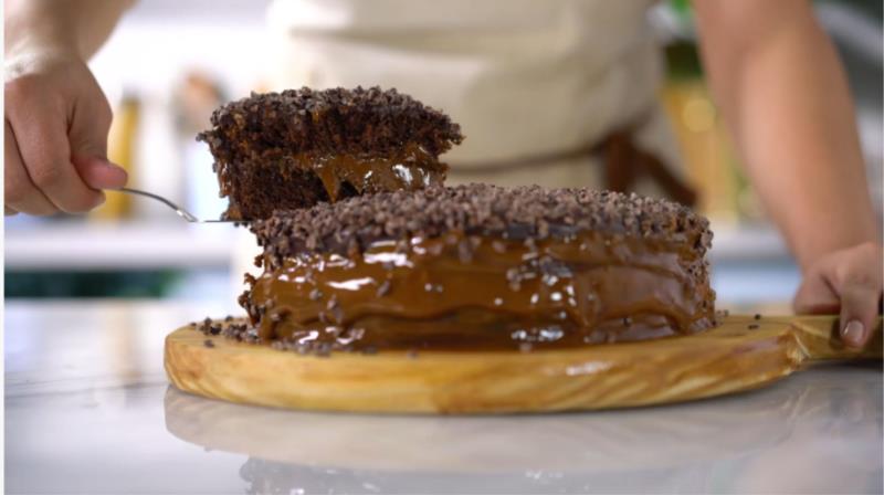 Bolo de Chocolate e Café