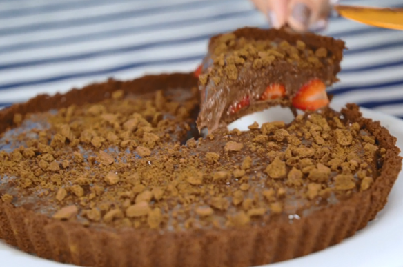 Torta Crocante de Brigadeiro