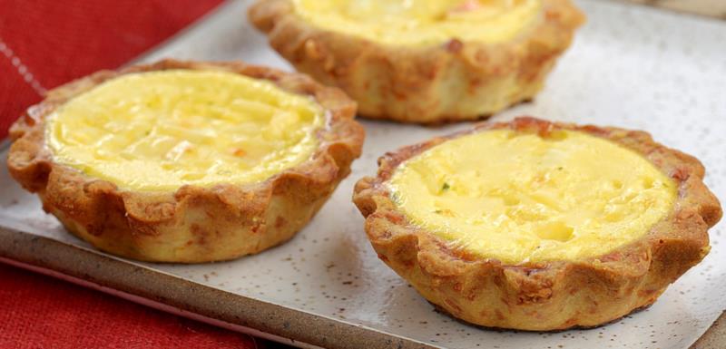 Mini Quiche de Queijo