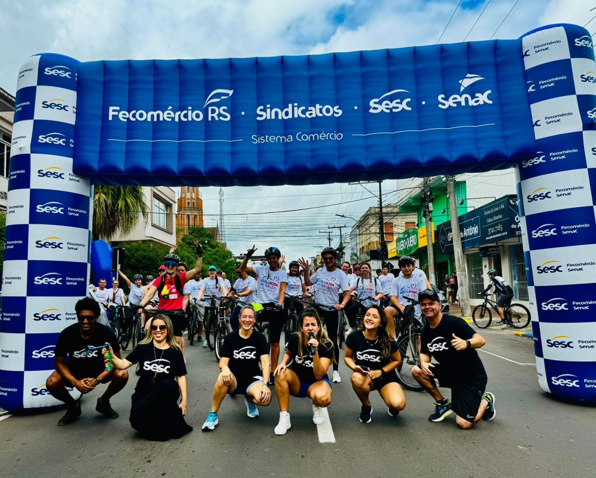 Pedal Azul e Rosa movimentou a região central de Venâncio Aires