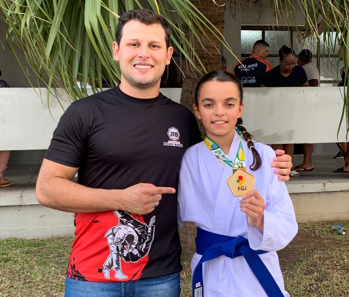 Vera-cruzense conquista ouro na categoria sub-13 da Copa Osório de Judô