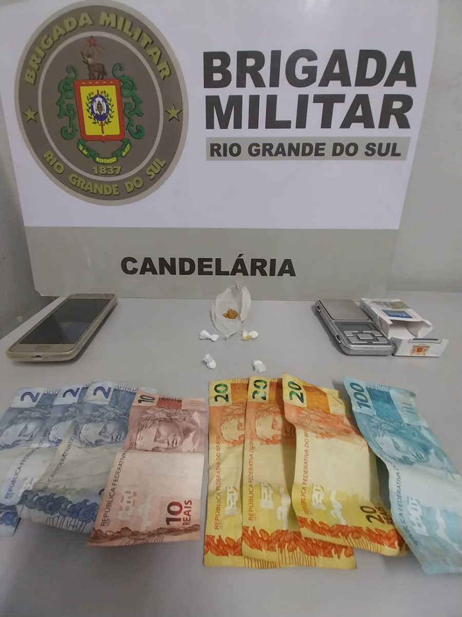 BM de Candelária prende homem por tráfico de drogas