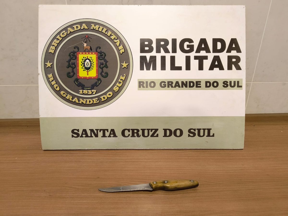 Homem é preso após ferir vizinho a facadas em Santa Cruz