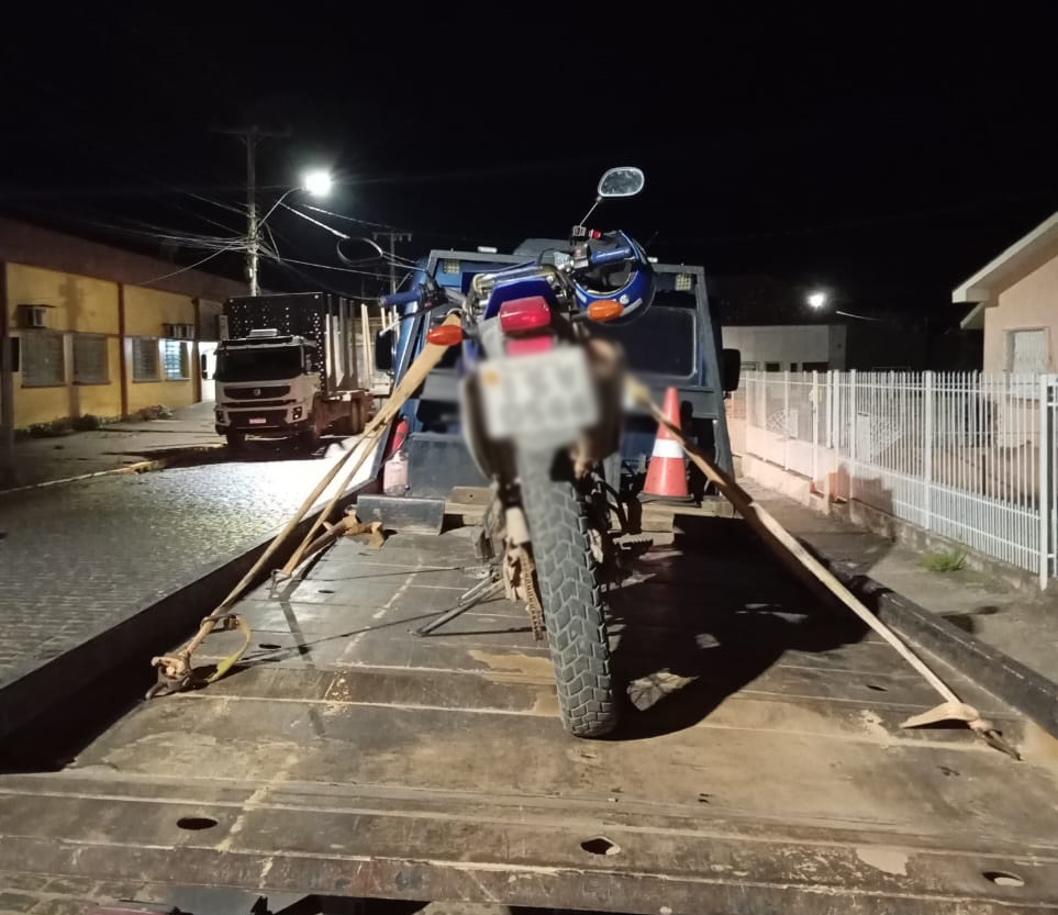 Brigada Militar recupera motocicleta furtada e prende suspeito em Encruzilhada do Sul