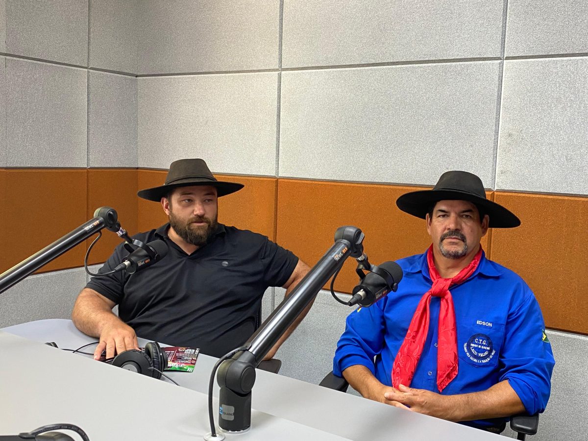 Rádio Revista – Edson Rodrigues, Patrão do CTG Laço Velho, e Jeann Carlo Linhares, Capataz Campeiro do CTG