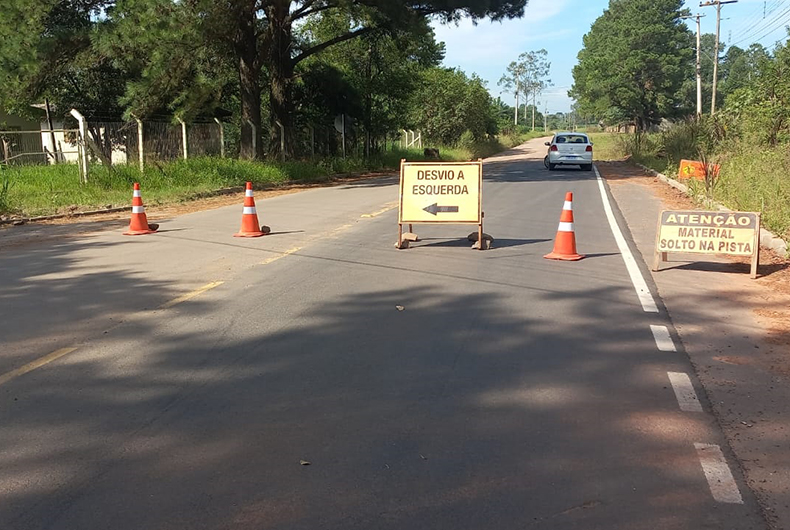 Estrada do interior de Venâncio Aires tem trânsito interrompido neste fim de semana