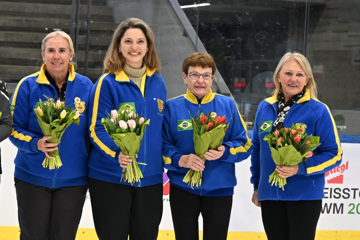 Equipe feminina conquista medalha de bronze no Mundial de Eisstock